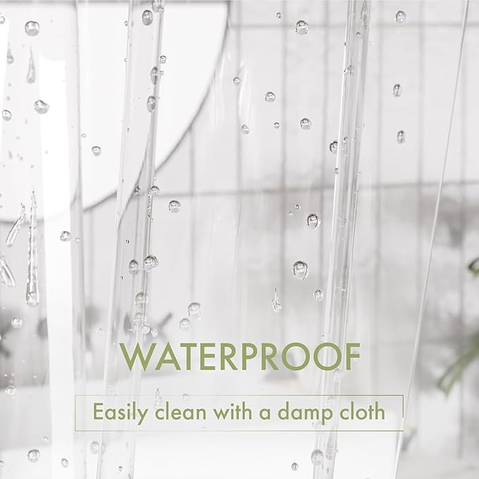 AmazerBath Long Shower Curtain Liner - Image 4