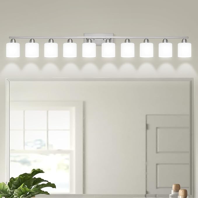 Brushed Nickel Bathroom Vanity Light - Image 8