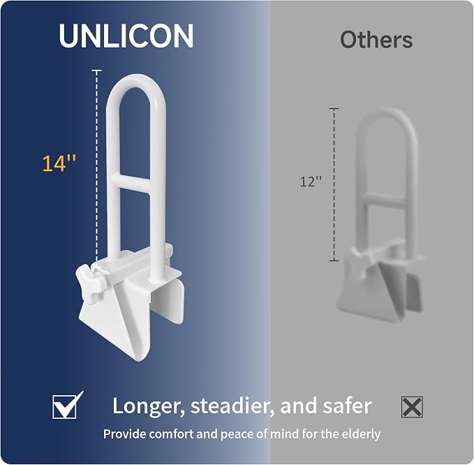 Bathtub Safety Rail Adjustable Shower Grab Bar - Image 3