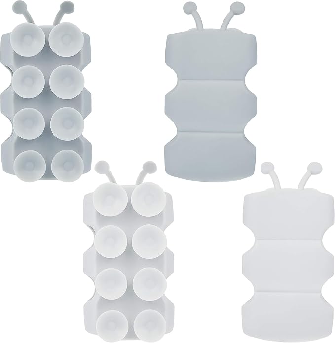 Riakrum 4 Pieces Silicone Shower Head Holder Universal Relocatable Silicone by Riakrum