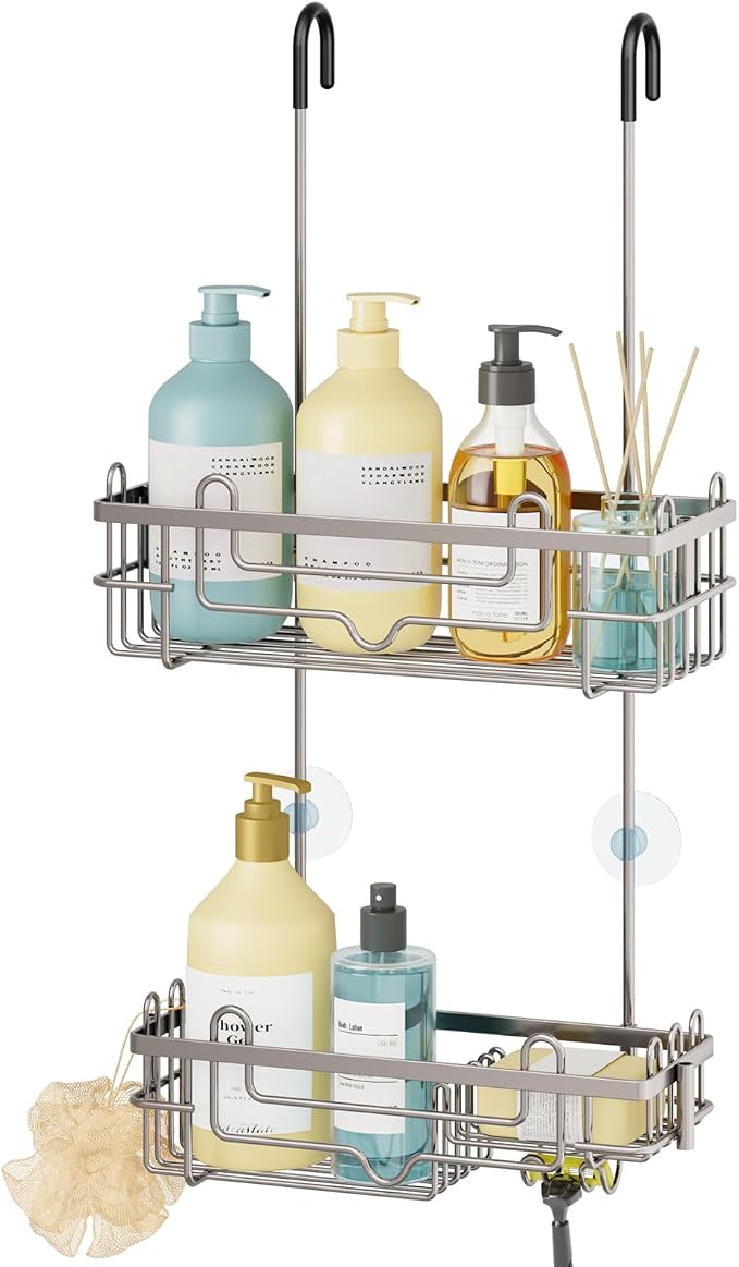 Consumest Over the Door Shower Caddy by Consumest