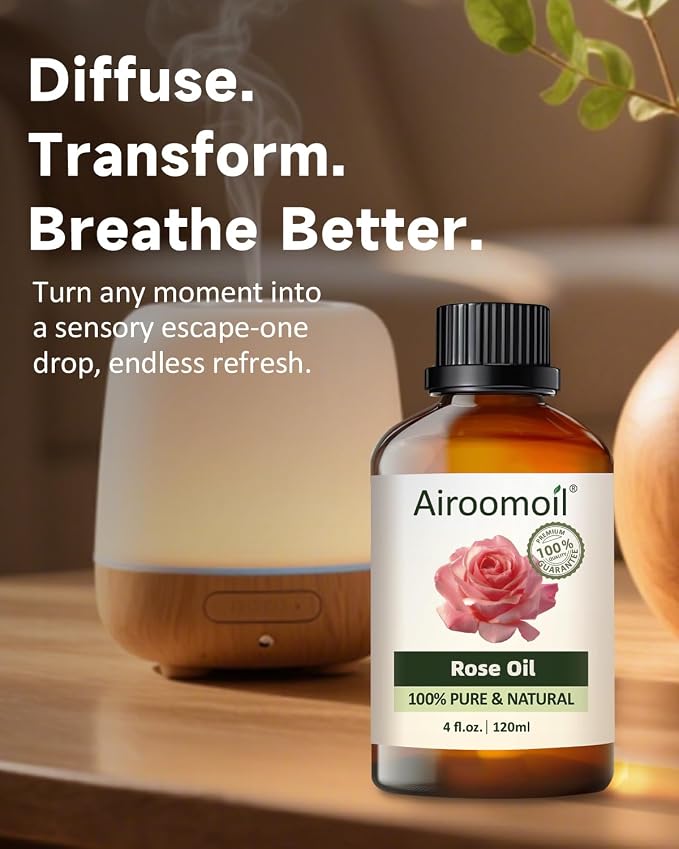 Pure Rose Essential Oil, 100% Natural Rose Oil, Premium Grade Essential Oils - Image 5