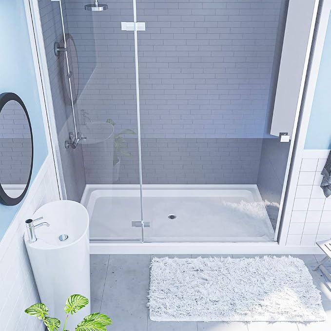 Westbrass SP6036WP-12 60" x 36" 3-Wall Shower Pan - Image 6