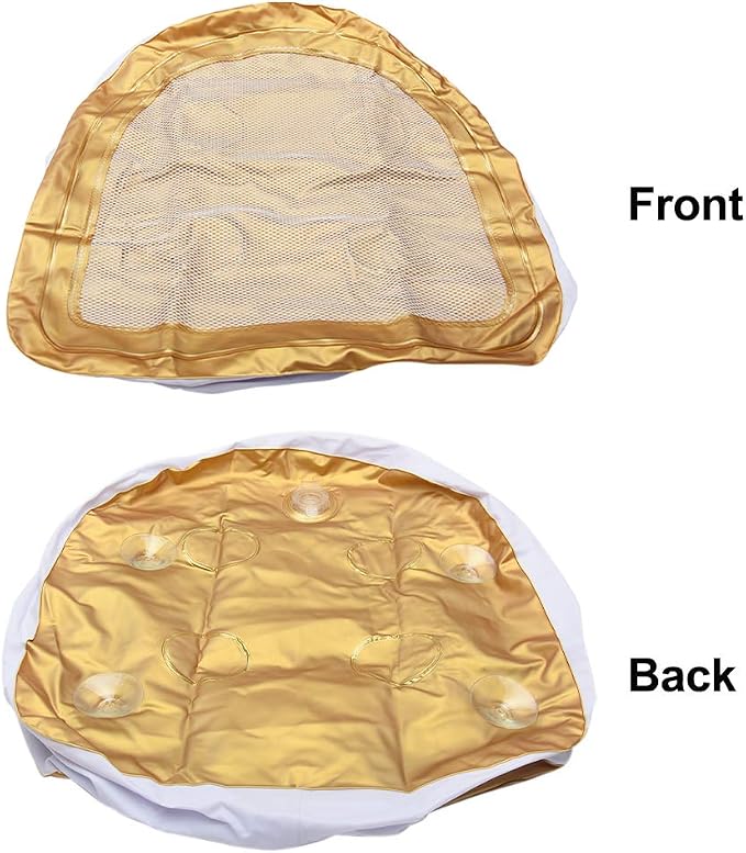Hot Tub Booster Cushion w/Suction Cups, Inflatable Spa Cushion PVC Bathtub - Image 5