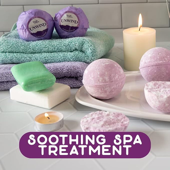 Purple Canyon Lavender Bath Bombs - Image 5