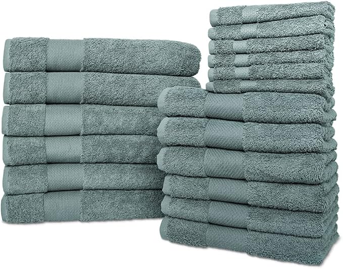 Hencely 18-Piece Bath Towel Set by HENCELY