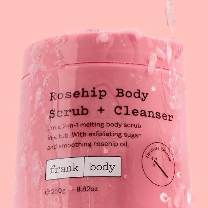 frank body Rosehip Body Scrub & Cleanser | Fades Marks & Softens Skin - Image 5