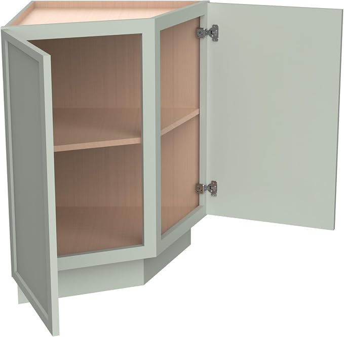 Corner Cabinet for Kitchen Bathroom, Solid Wood Frame - Image 3