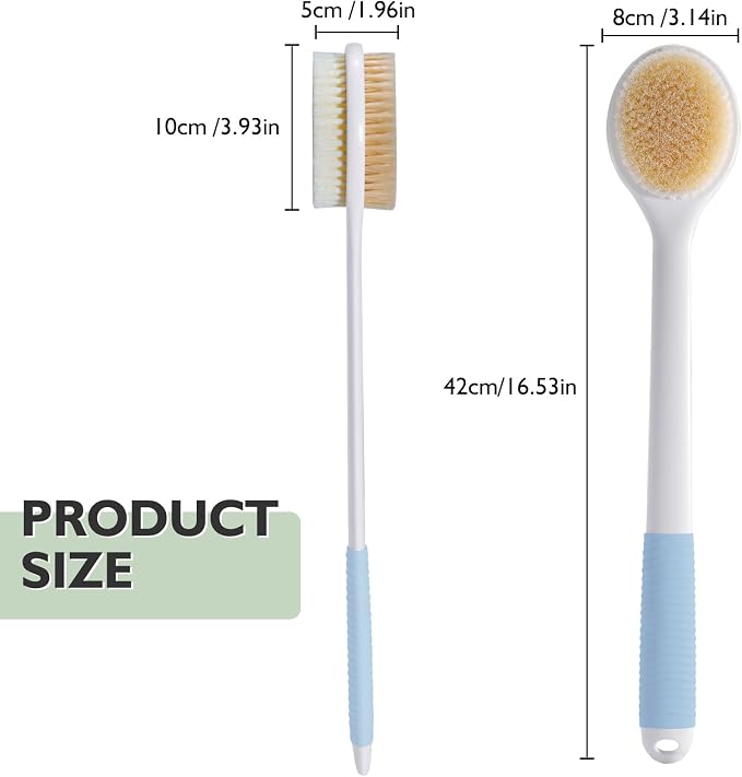 VANZAVANZU 17 Inch Anti-Slip Long Handle Back Scrubber - Image 5