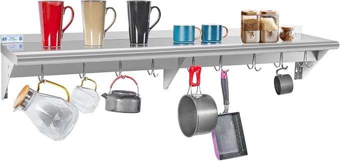 Hally Stainless Steel Shelf by HallySinksTablesH