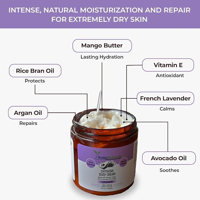 RaGaNaturals Calming Lavender Hand & Body Cream - Image 5