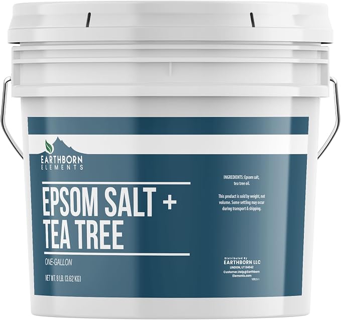 Earthborn Elements Tea Tree Epsom Salt Pure & Undiluted, Soothing Aroma by EarthbornElements
