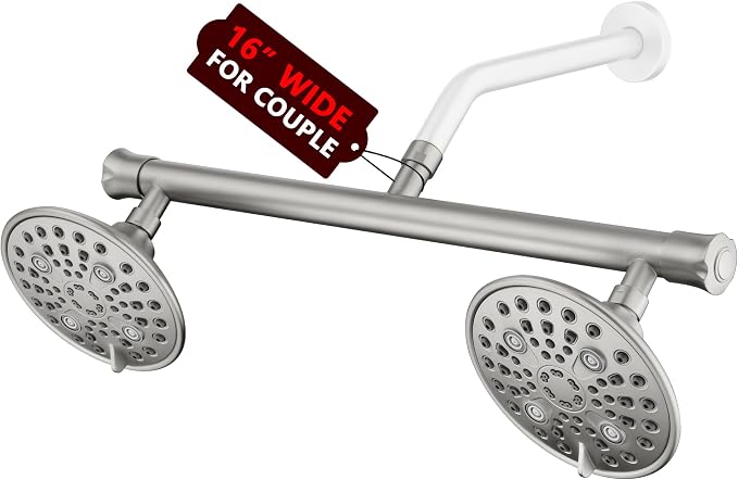 sumerain Dual Shower Head Combo Set by SUMERAINFAUCETS
