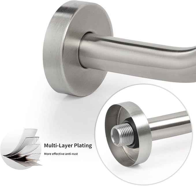 Shower Head Extension Arm, 15.5 Inch Shower Arm Extension Replacement, - Image 3