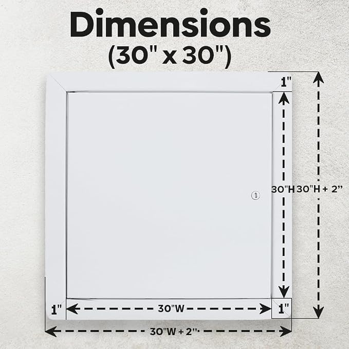 Best 30" x 30" Universal Access Panel – Flush Steel Door - Image 3