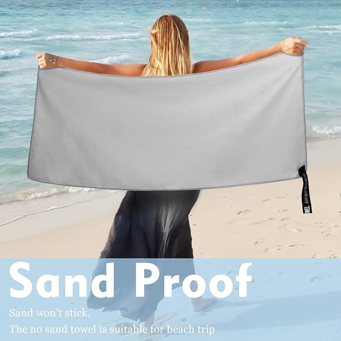 Microfiber Travel Towel, Soft Lightweight Quick Dry Towel, Super Absorbent - Image 7