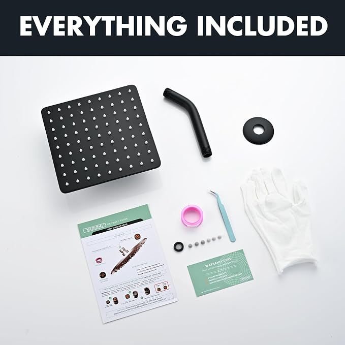 Rainfall Shower Head, MEDIOMI Rain Shower Head Set - Image 8