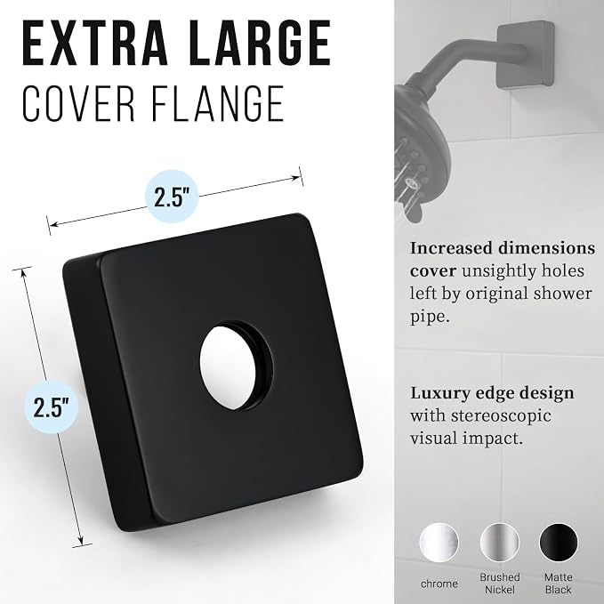 G-Promise All Metal 6-Inch Shower Arm - Image 3