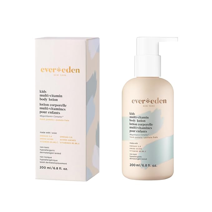 Evereden Kids Multi-Vitamin Body Lotion: Gentle & Non-Toxic Moisturizing Lotion by Evereden