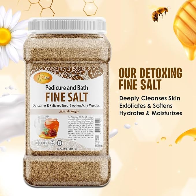 SPA REDI - Detox Foot Soak Pedicure and Bath Fine Salt, Milk and Honey - Image 6