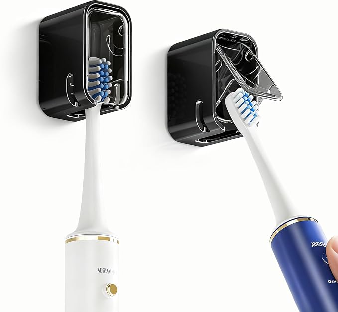 2-Pack Innovative Single Slot Toothbrush Holders by Unknown