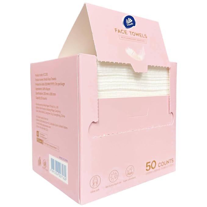 Vinda Face Towels, Disposable, XL facial towels by Vinda