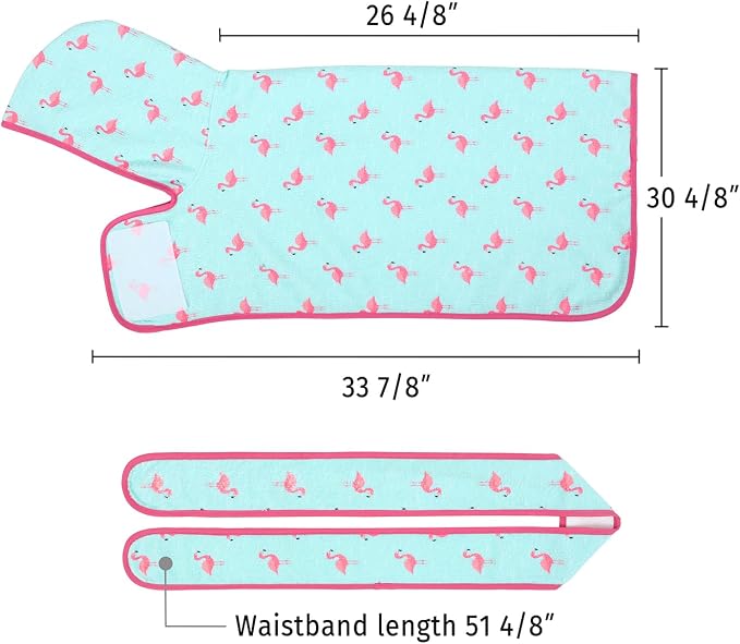 HDE Dog Bathrobe Super Absorbent Quick Drying Puppy Towel Wrap Coat Adjustable - Image 2