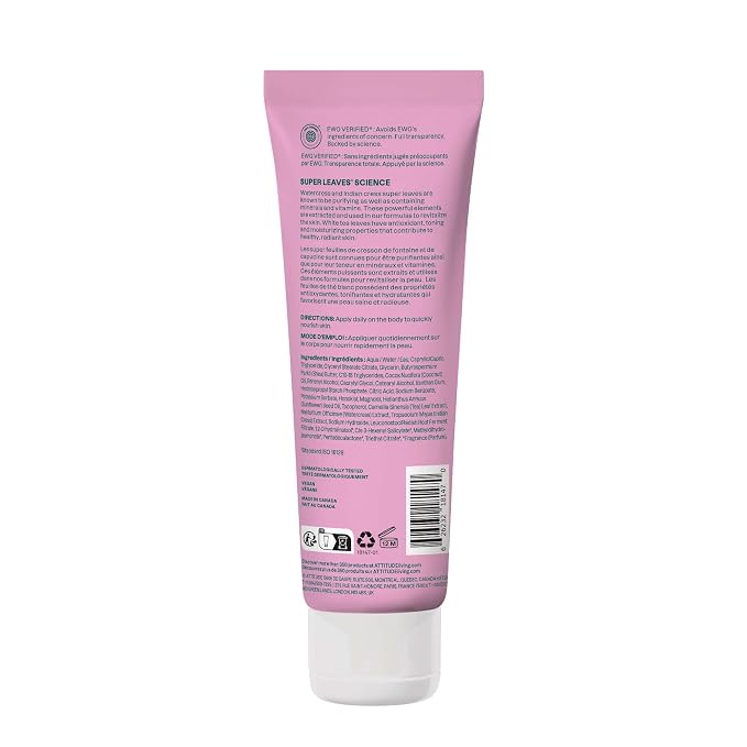 ATTITUDE Body Lotion, EWG Verified, Vegan & Cruelty-Free, Hydrating Moisturizer - Image 6