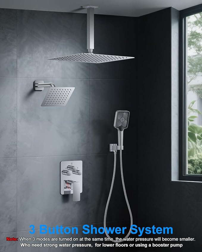 Shower System with Pressure Balance Valve - Image 8
