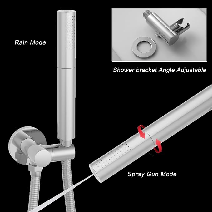 Thermostatic Shower System Chrome Shower Faucet Set - Image 3