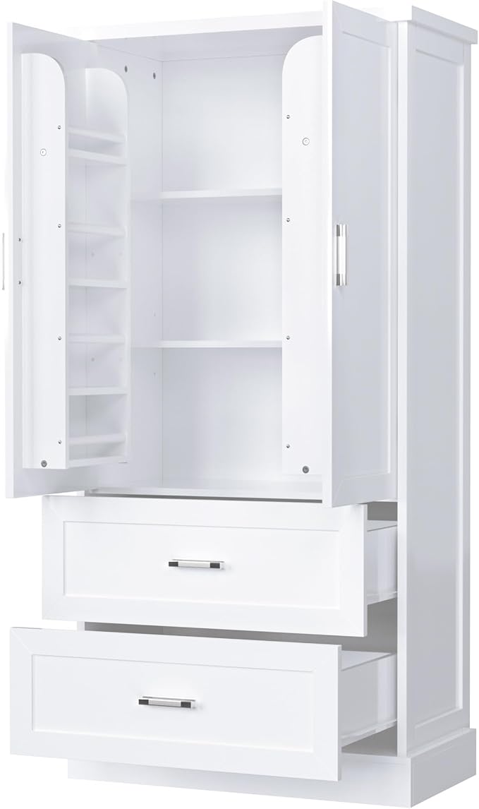Merax 64" H Storage Cabinet - Image 5