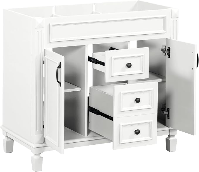 Favfurish 36" Bathroom Vanity Without Top Sink, Modern Freestanding Bath - Image 6