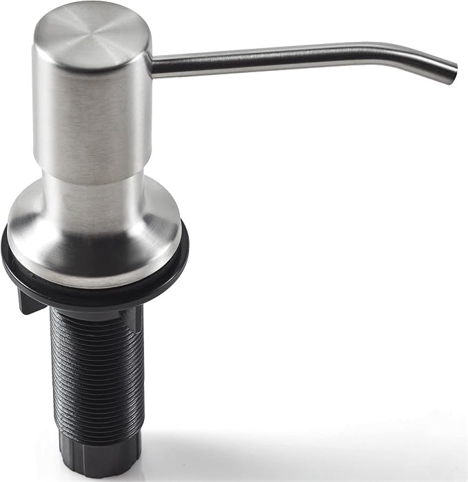 Soap Dispenser for Kitchen Sink, Fit 1-to-1.25-inch Hole, Built in Soap by Kimi+Cuisine