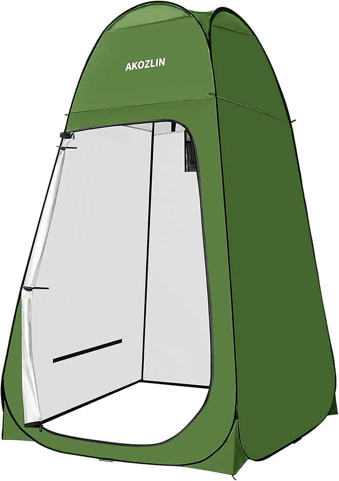 AKOZLIN Portable Pop Up Shower Tent Instant Privacy Dressing Changing Tent by AKOZLIN