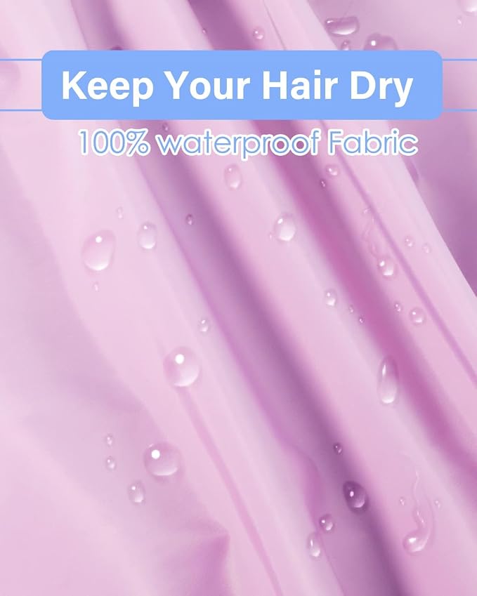 Aquior Shower Cap, Extra Adjustable Shower Caps - Image 5