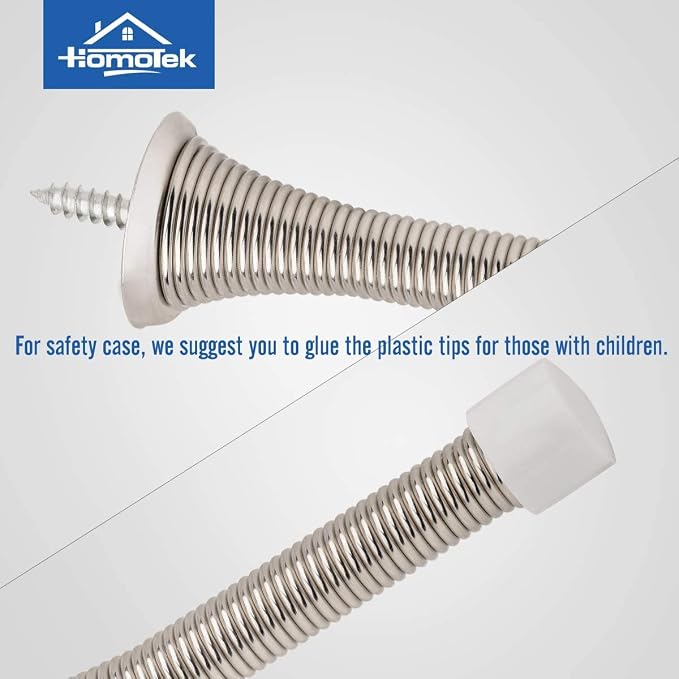HOMOTEK 40 Pack Spring Door Stopper - Image 6