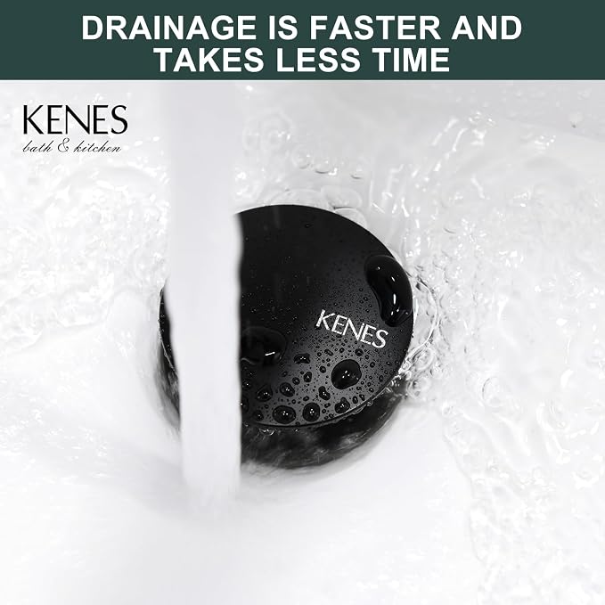 KENES Pop Up Bathroom Sink Drain - Image 5