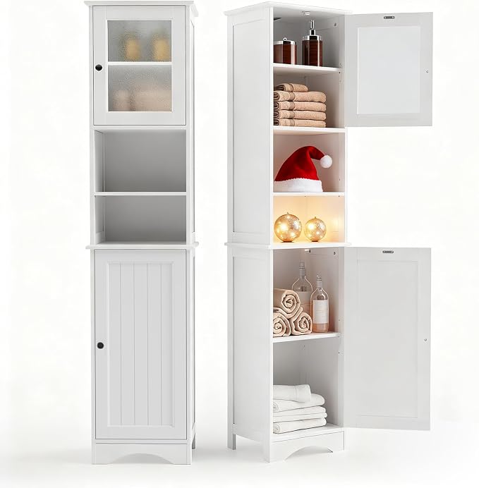 Gizoon 67.1" Tall Bathroom Storage Cabinet by Gizoon