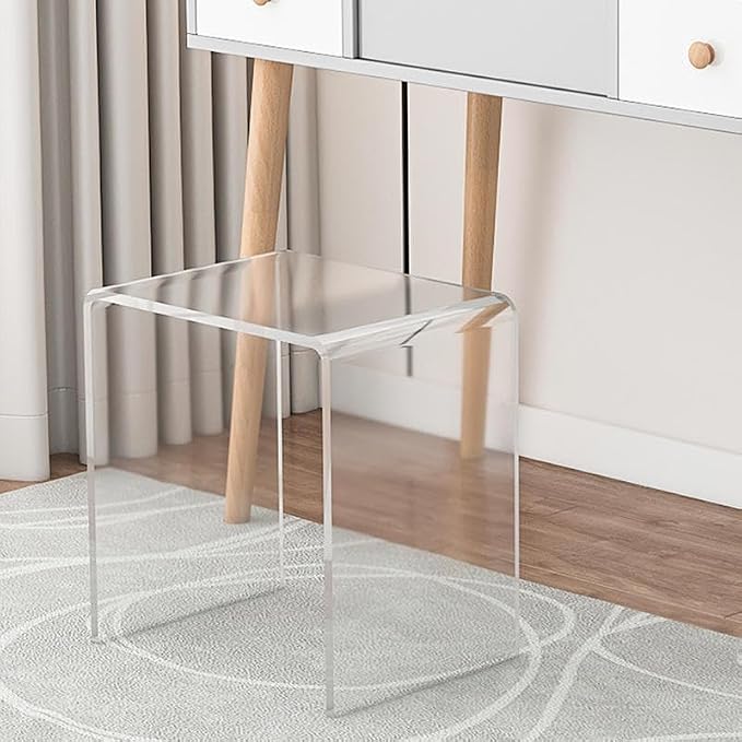 Acrylic 15 Inch Small Stool, Seating and Placing Items - Image 7
