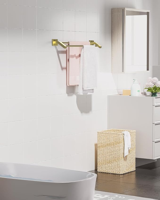 Alise Bath Double Towel Bars Towel Racks - Image 3