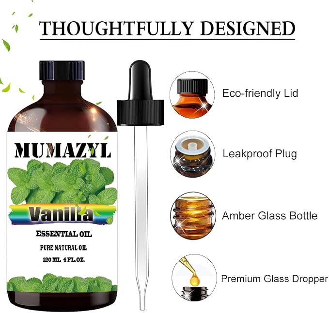 Vanilla Essential Oil, Vanilla Oil 4 Fl Oz 120ML - Image 2