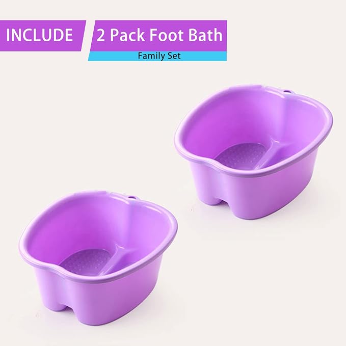 Foot Soaking Bath Basin, Large Size Feet Massager Tub, At Home Spa Pedicure - Image 2
