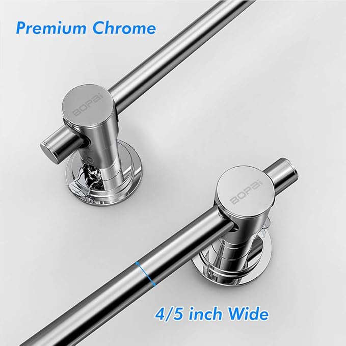 BOPai 24 inch Suction Cup Towel Bar – No Drill, - Image 5
