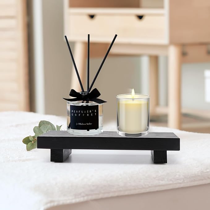 Small Black Bathroom Decor Tray - Image 6