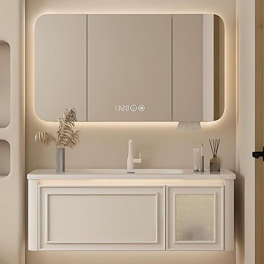 72IN Wall Mounted Bathroom Vanity Set by NAIROLET