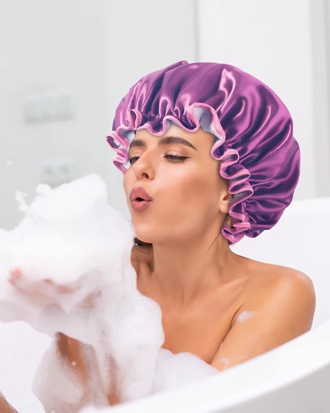 Aquior Shower Caps, Reusable Shower Cap - Image 9