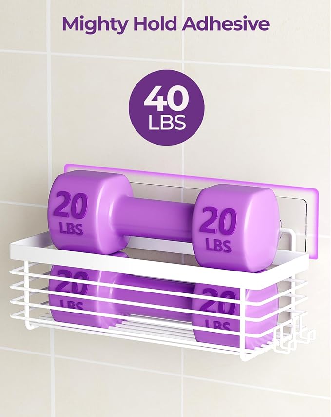 ODesign Shower Caddy 3 Pack SUS304 Stainless Steel-No Drilling-Shower Bathroom - Image 3