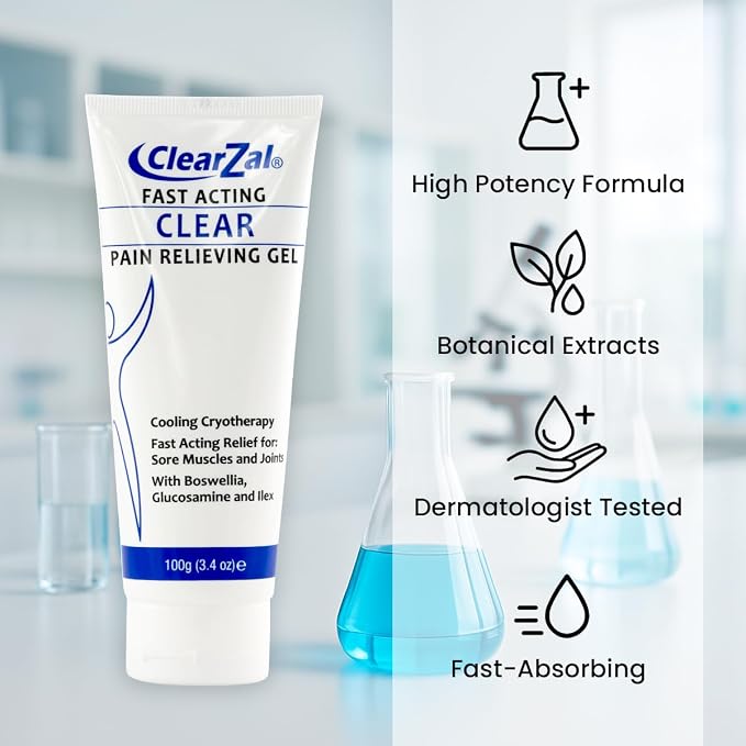 ClearZal Fast Acting Clear Pain Relieving Gel - Image 2