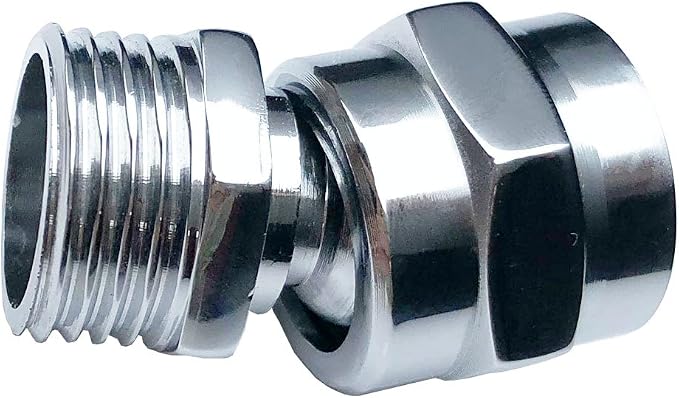Shower head Swivel adapter, ball joint povit by MISSMIN
