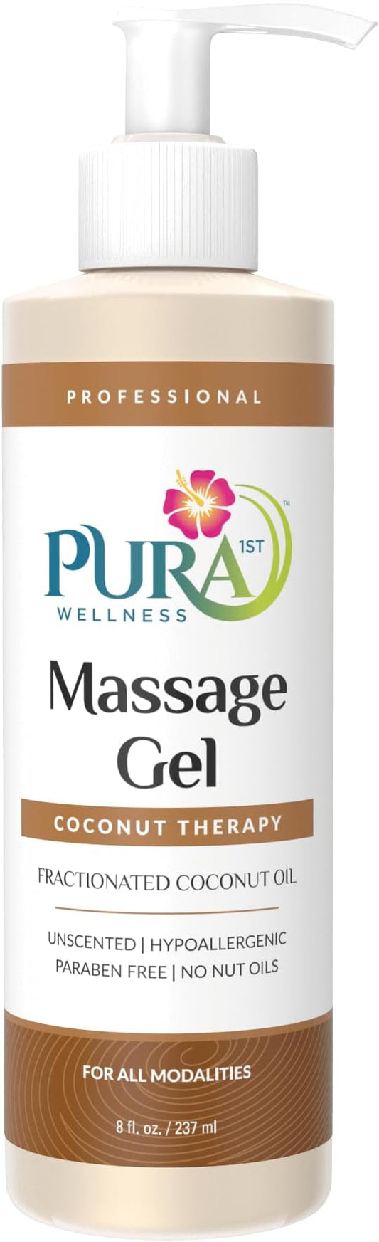 Coconut Therapy Massage Gel, Pura Wellness Massage Gel, Professional Deep by Pura1st